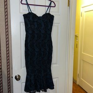 Mermaid cut cocktail dress